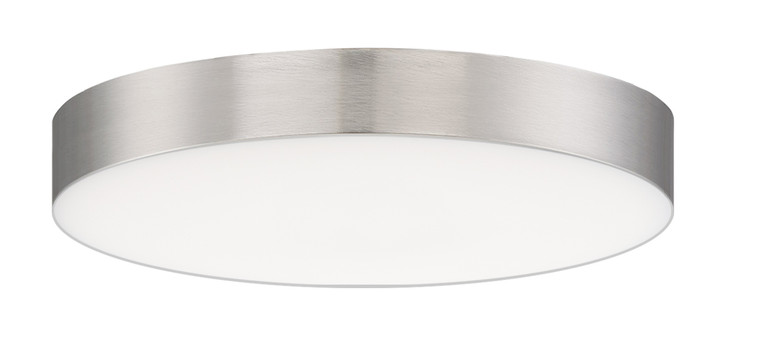 Maxim Trim 5" RD LED Flush Mount 3000K in Satin Nickel 57660WTSN