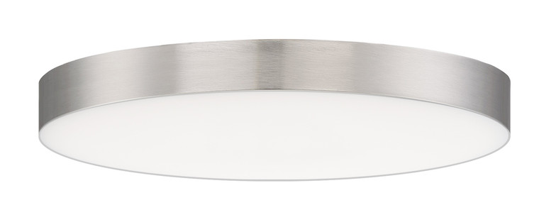 Maxim Trim 7" RD LED Flush Mount 3000K in Satin Nickel 57662WTSN