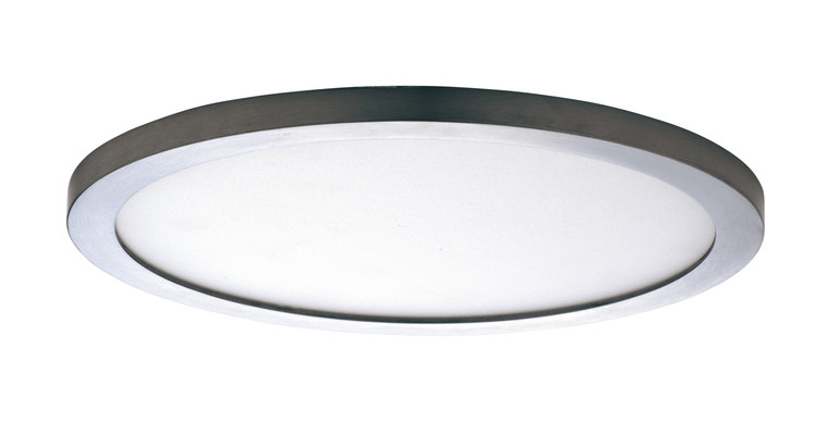 Maxim Wafer 15" RD LED Surface Mount 3000K in Satin Nickel 58736WTSN