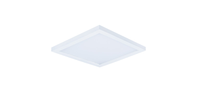 Maxim Wafer 5" SQ LED Surface Mount 3000K in White 58720WTWT
