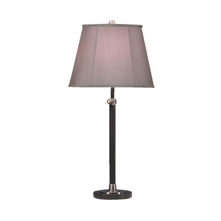 Robert Abbey Bruno Table Lamp in Lead Bronze Finish with Ebonized Nickel Accents 1841