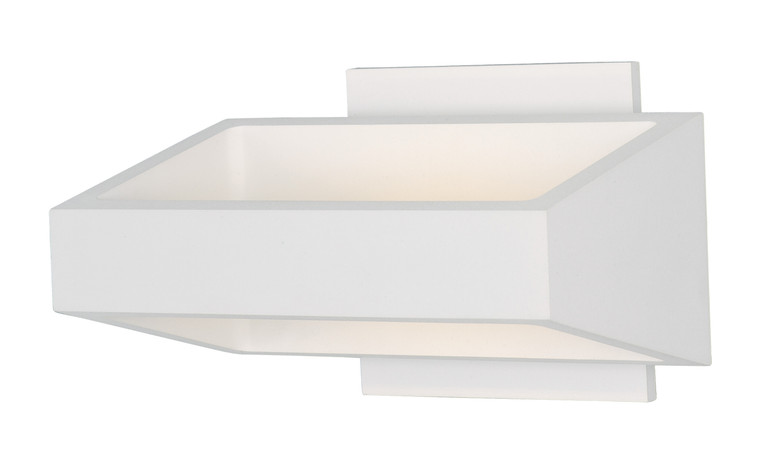 ET2 Contemporary Lighting Alumilux: Titan LED Outdoor Wall Sconce in White E41302-WT