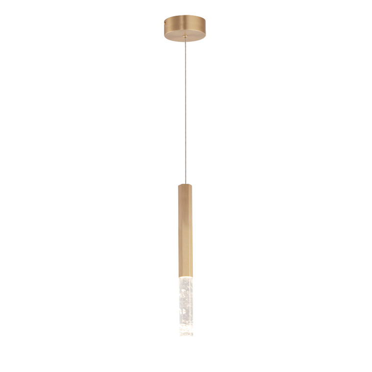 ET2 Contemporary Lighting Diaphane LED 1-Light Pendant in Gold E11020-95GLD