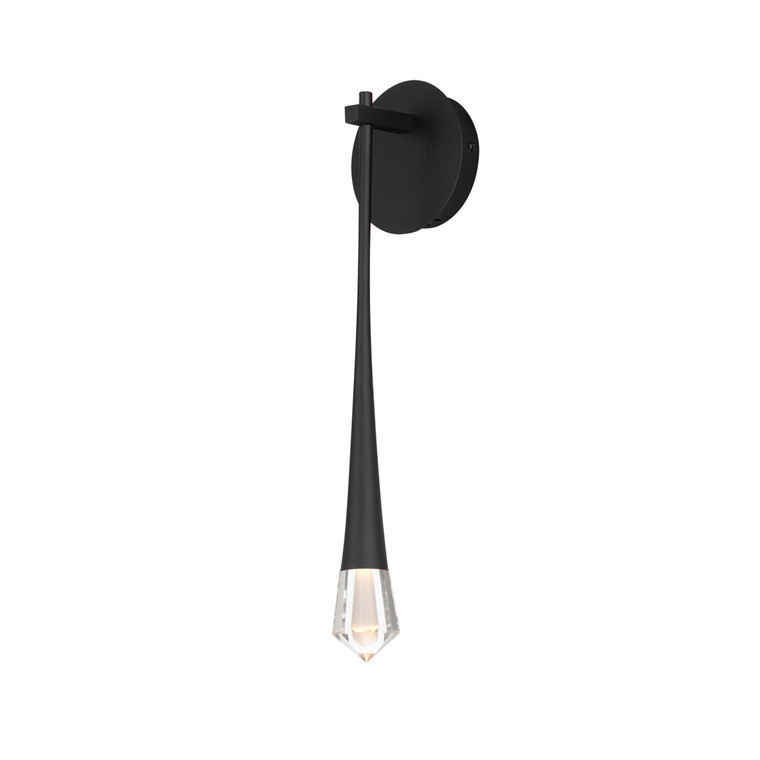 ET2 Contemporary Lighting Pierce 1-Light LED Sconce in Black E24220-122BK