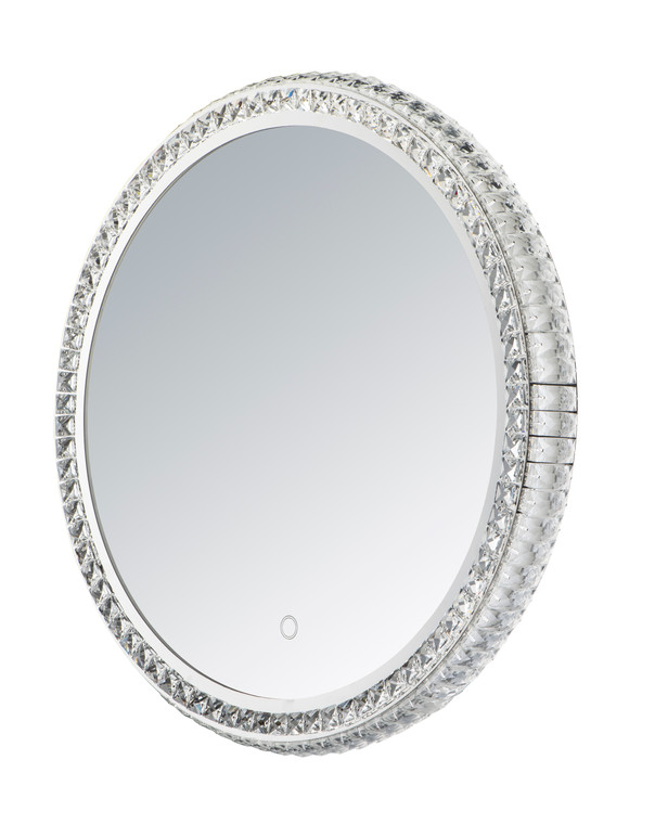 ET2 Contemporary Lighting 24" Round Crystal LED Mirror in  E42002-20