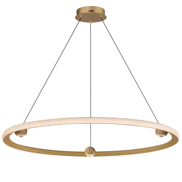 ET2 Contemporary Lighting Nodes 40" LED Pendant CCT Select in Gold E23514-GLD