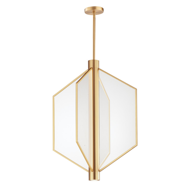 ET2 Contemporary Lighting Telstar Large LED Pendant in Natural Aged Brass E25136-133NAB