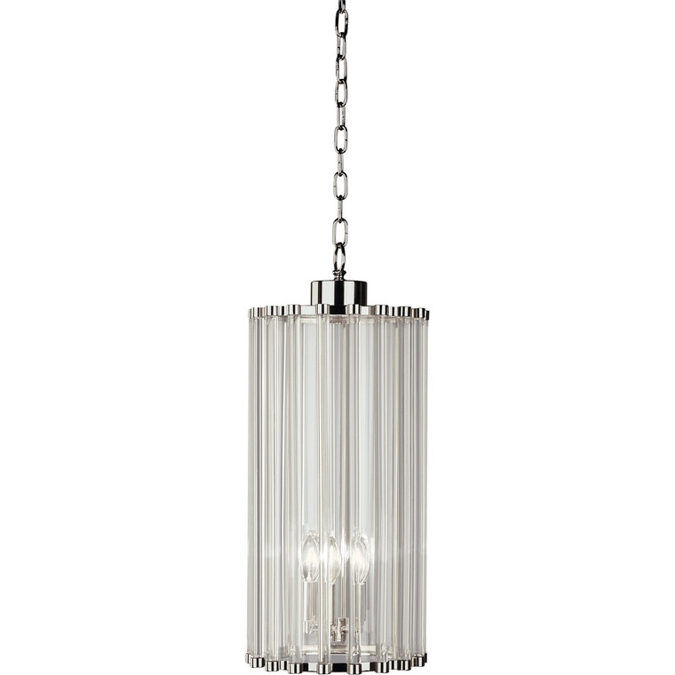 Robert Abbey Cole Pendant in Polished Nickel Finish S3337