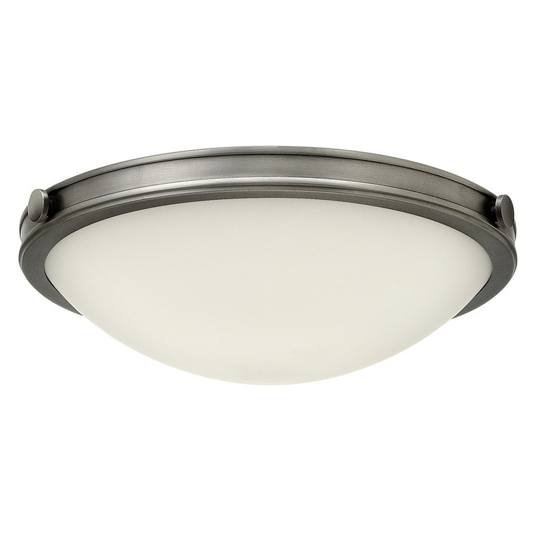 Hinkley Lighting Maxwell Small Flush Mount Antique Nickel Integrated LED Bulb(s) 3782AN-LED