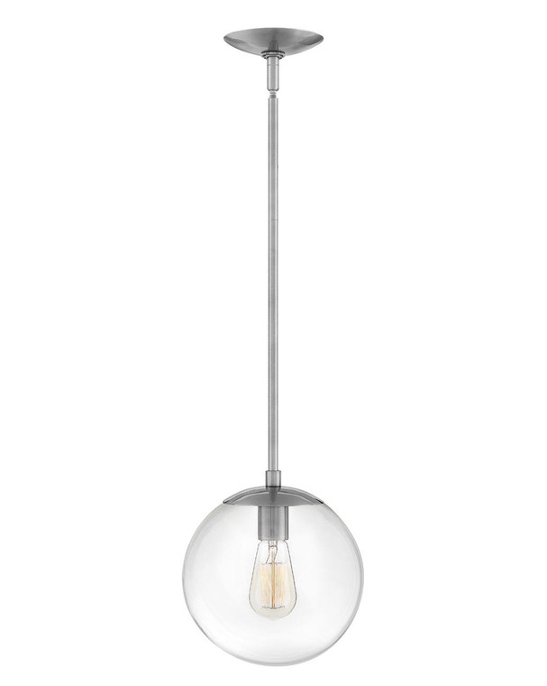 Hinkley Lighting Warby Small Pendant Polished Antique Nickel 3747PL