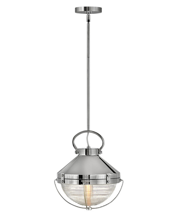 Hinkley Lighting Crew Small Pendant Polished Nickel 4847PN