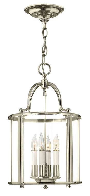 Hinkley Lighting Gentry Medium Single Tier Polished Nickel 3474PN