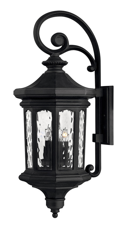 Hinkley Lighting Raley Large wall Mount Lantern Museum Black LED Bulb(s) Included 1605MB-LL