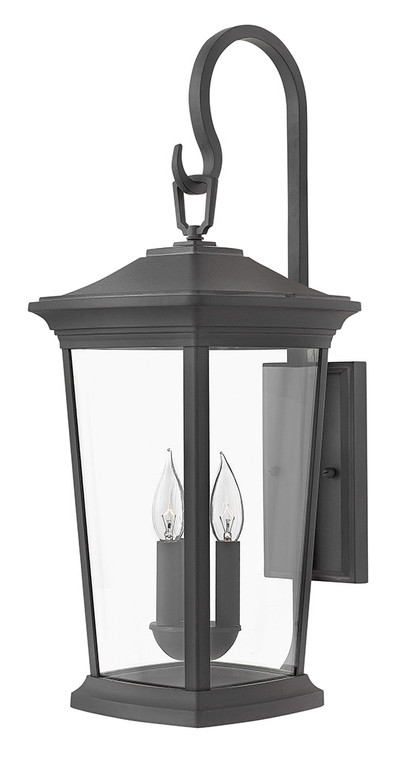 Hinkley Lighting Bromley Extra Large Wall Mount Lantern Museum Black LED Bulb(s) Included 2366MB-LL