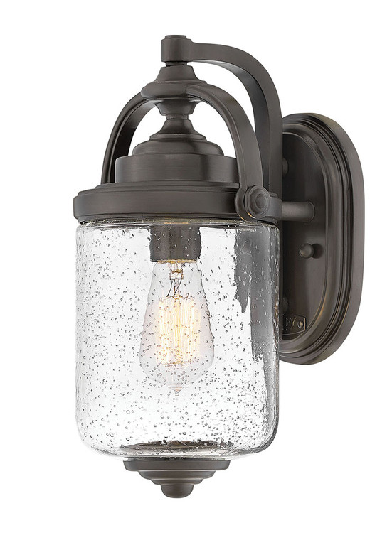 Hinkley Lighting Willoughby Small Wall Mount Lantern Oil Rubbed Bronze 2750OZ