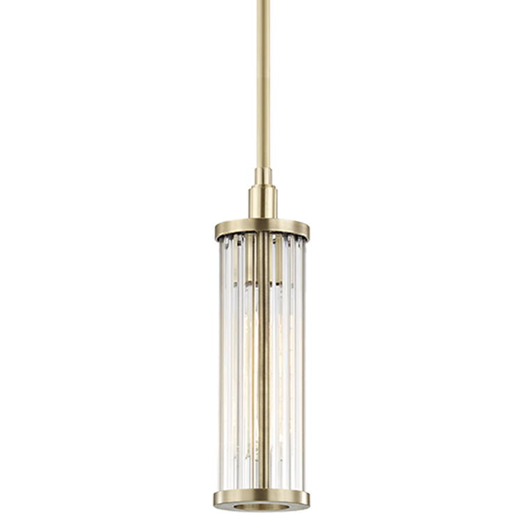 Hudson Valley Lighting Marley Pendant in Aged Brass 9120-AGB