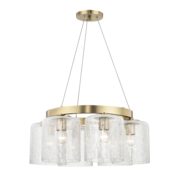 Hudson Valley Lighting Charles Chandelier in Aged Brass 3224-AGB