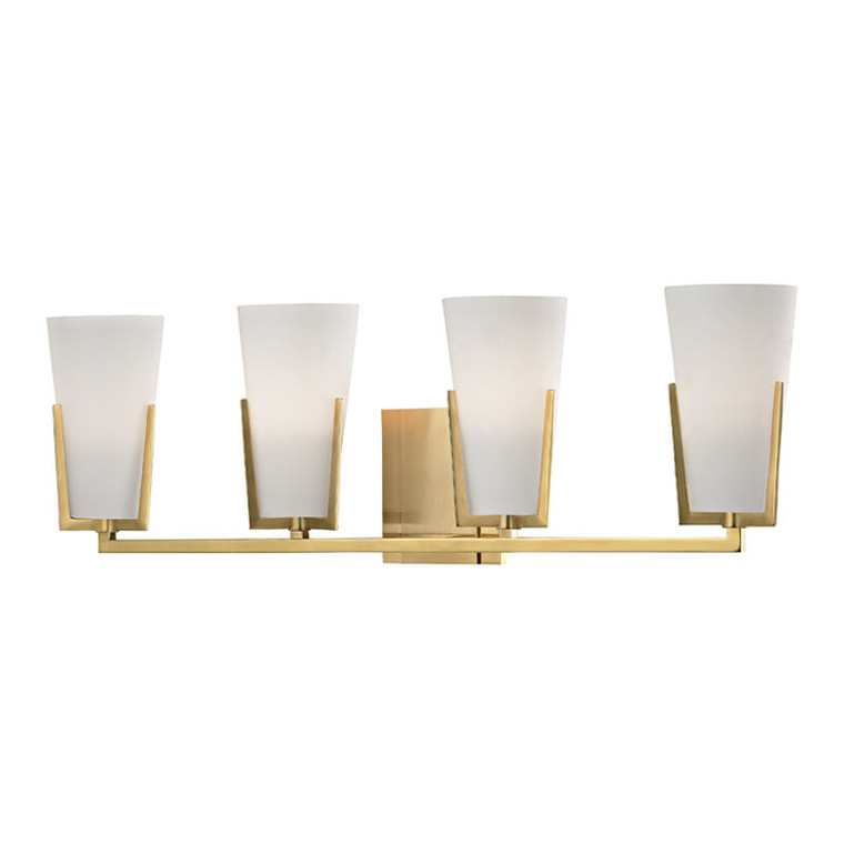 Hudson Valley Lighting Upton Bath And Vanity in Aged Brass 1804-AGB