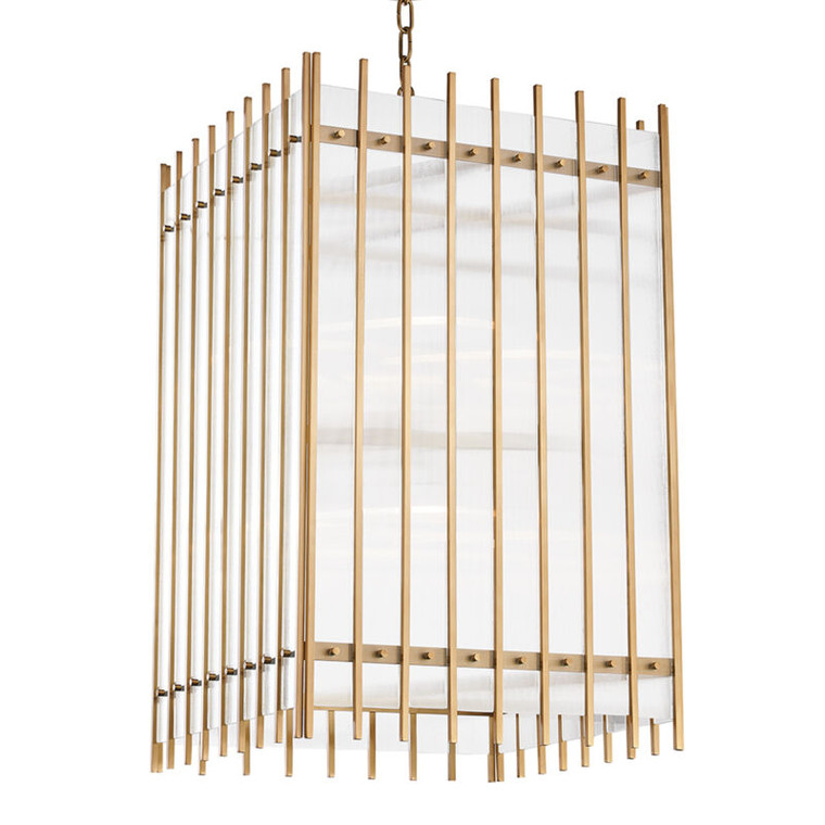 Hudson Valley Lighting Wooster Lantern in Aged Brass 7519-AGB