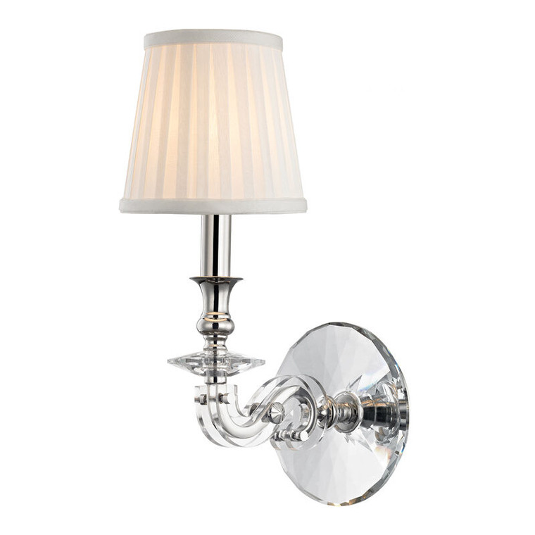 Hudson Valley Lighting Lapeer Wall Sconce in Polished Nickel 1291-PN