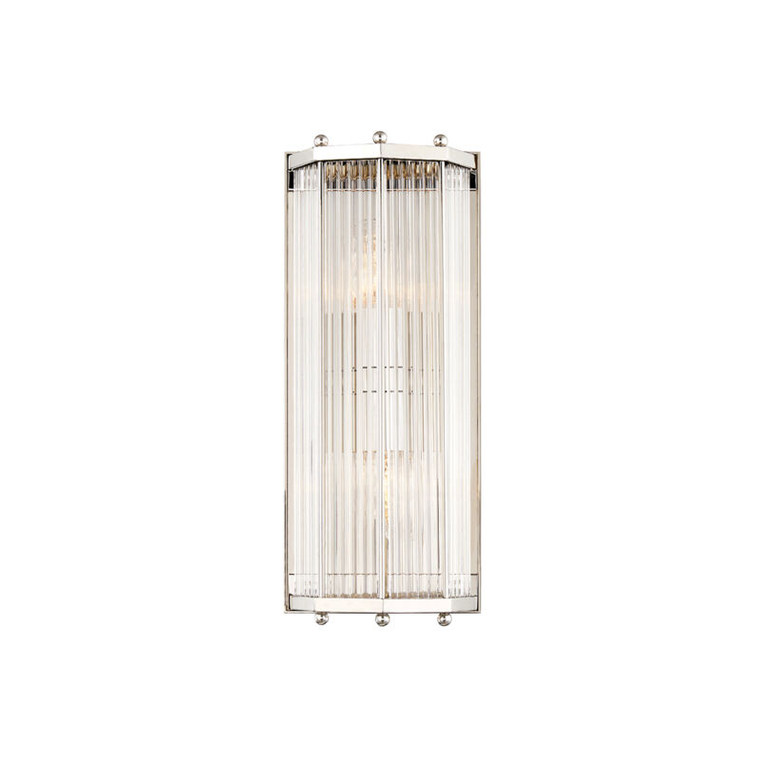 Hudson Valley Lighting Wembley Wall Sconce in Polished Nickel 2616-PN