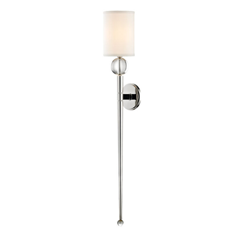 Hudson Valley Lighting Rockland Wall Sconce in Polished Nickel 8436-PN