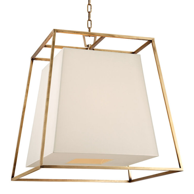 Hudson Valley Lighting Kyle Chandelier in Aged Brass 6924-AGB-WS