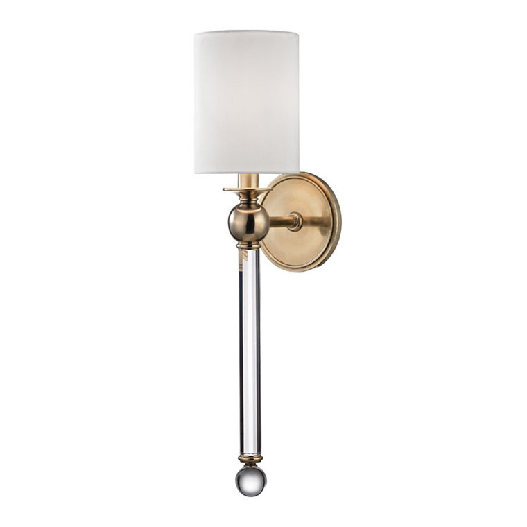 Hudson Valley Lighting Gordon Wall Sconce in Aged Brass 6031-AGB