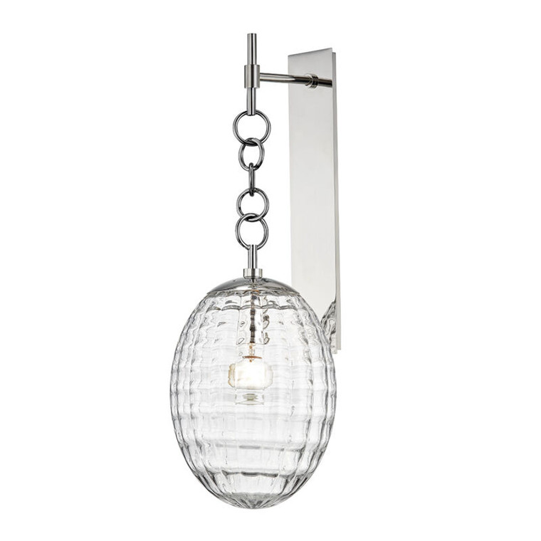 Hudson Valley Lighting Venice Wall Sconce in Polished Nickel 4900-PN
