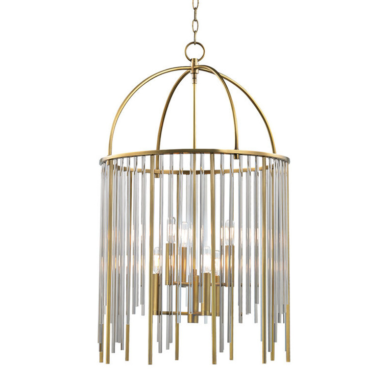 Hudson Valley Lighting Lewis Chandelier in Aged Brass 2520-AGB