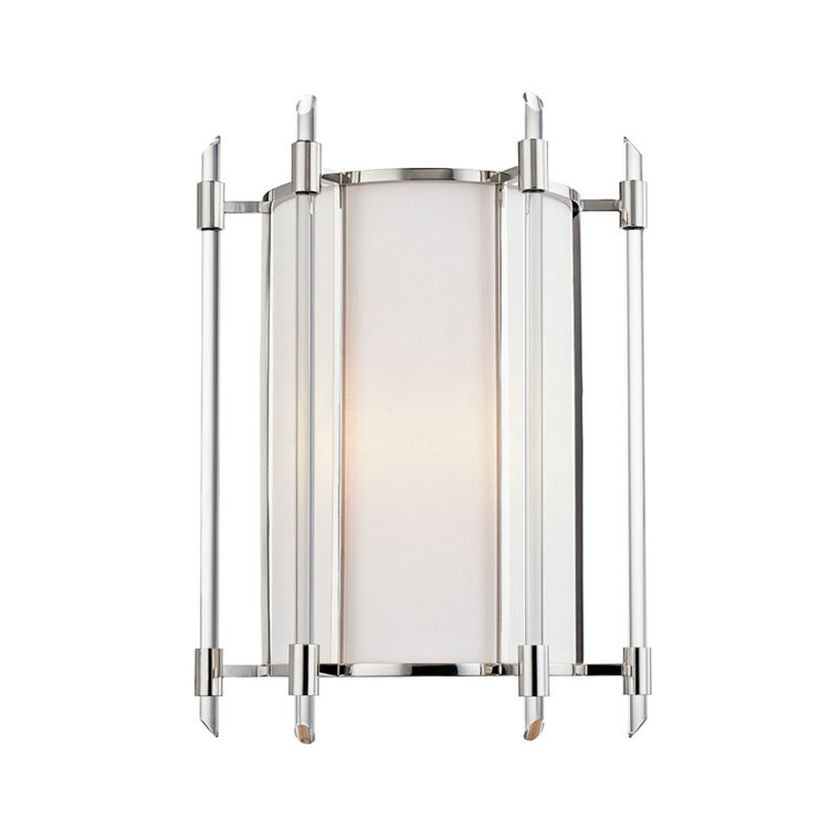 Hudson Valley Lighting Delancey Wall Sconce in Polished Nickel 1502-PN