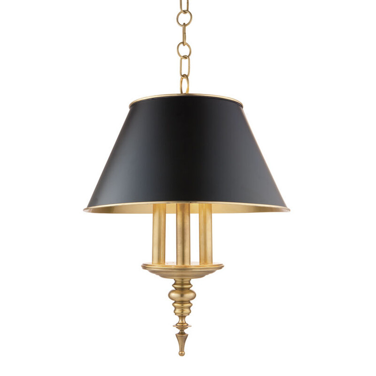 Hudson Valley Lighting Cheshire Pendant in Aged Brass 9521-AGB