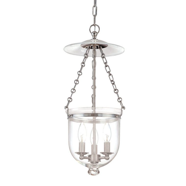 Hudson Valley Lighting Hampton Pendant in Polished Nickel 252-PN-C1