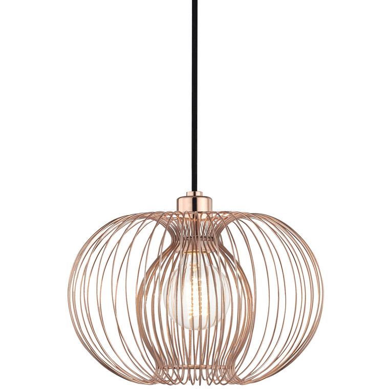 Mitzi 1 Light Pendant in Polished Copper H181701S-POC