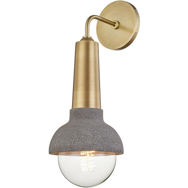 Mitzi 1 Light Wall Sconce in Aged Brass H304101-AGB