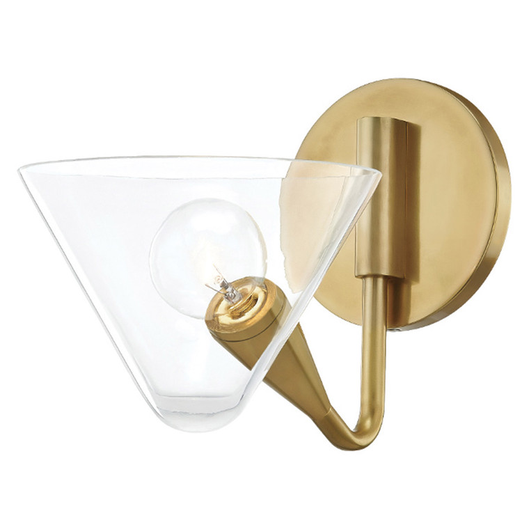Mitzi 1 Light Wall Sconce in Aged Brass H327101-AGB