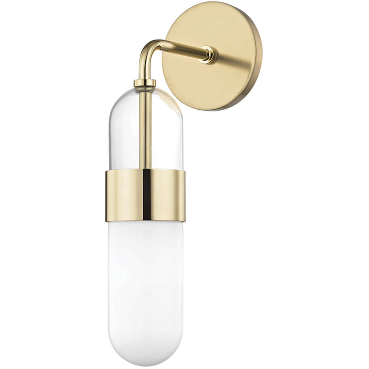 Mitzi 1 Light Wall Sconce in Polished Brass H126101-PB
