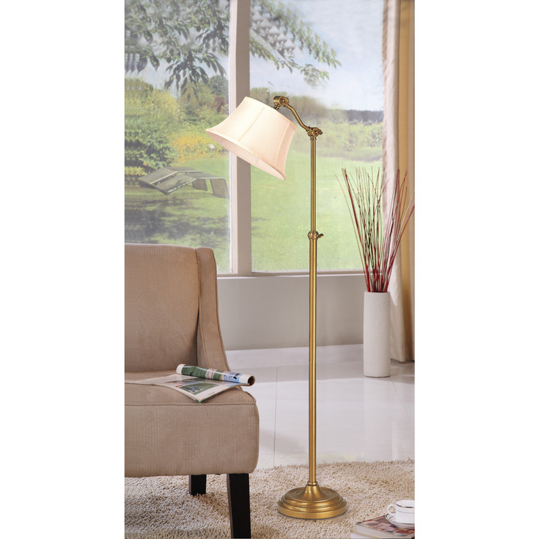 Lite Master Dorest Adjustable Floor Lamp Antique Solid Brass F5616AB-SL