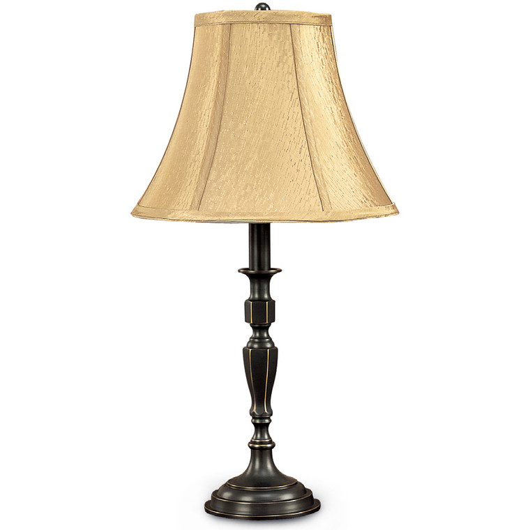 Lite Master Philadelphia Table Lamp Oil Rubbed Bronze on Solid Brass T6252RZ-SL