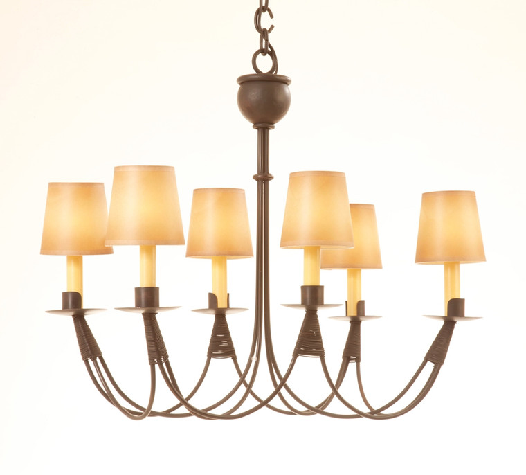 Tulip 6 Candle Chandelier by Studio Steel 1920