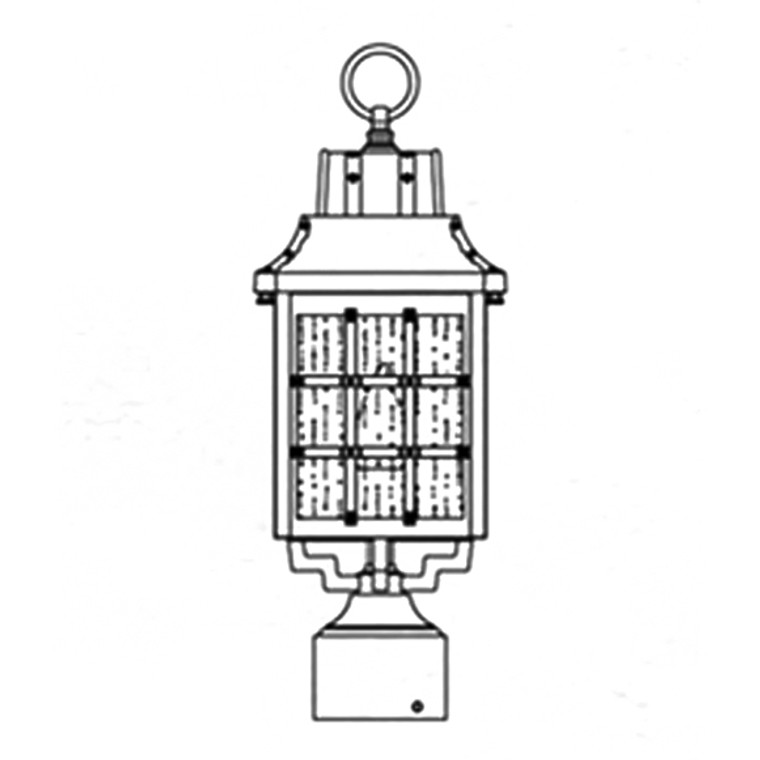 Hanover Lantern B8233 Small Revere Signature Post Mount