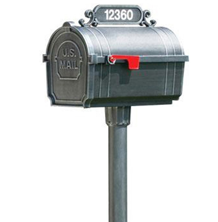 Hanover Lantern M60S Pine Valley Mailbox with Address Sign