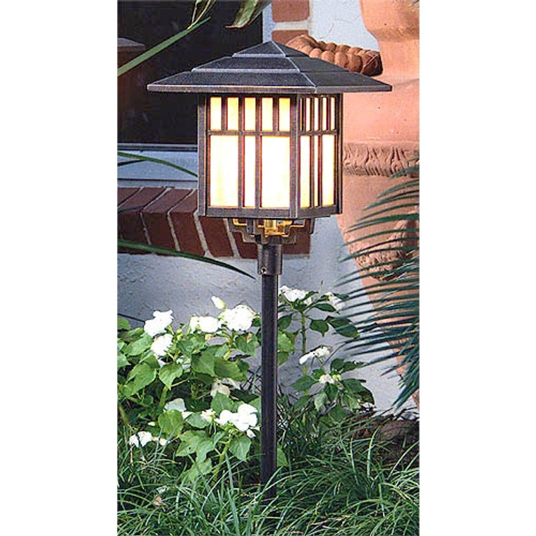 Hanover Lantern 28479 Indian Wells 9 1/8 inch Path and Landscape Light: Line Voltage