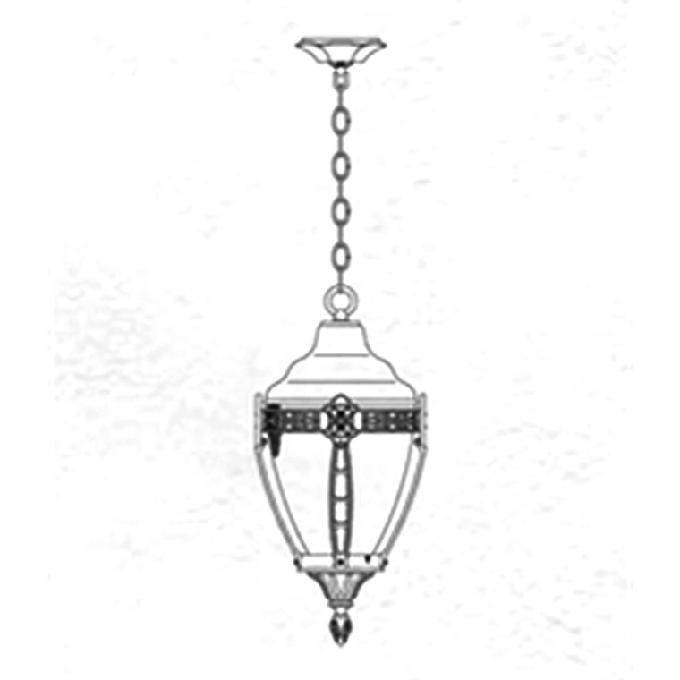 Hanover Lantern B17320 Small Grosse Pointe Ceiling Lantern