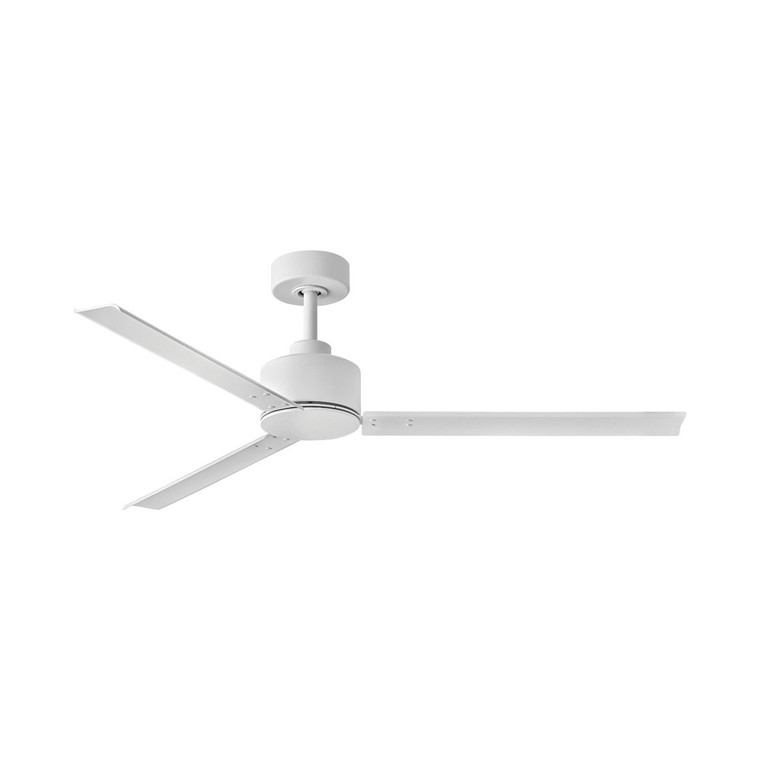 Hinkley Indy 56" Ceiling Fan Indoor/Outdoor Matte White with Wall Control 900956FMW-NWA