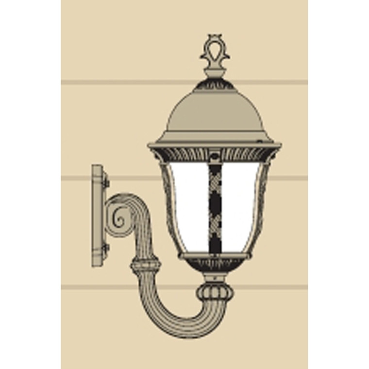 Hanover Lantern B544FSM Milano Medium Wall Mount