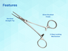 Artery Forceps Straight Hemostat 5" ARTMAN