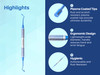 Dental Amalgam Plugger Double Ended (one End 2mm and other 2.5mm)