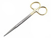 Scissors 5.5 inches Straight Gold Plated Handle with Tungsten Carbide Inserts Extra Sharp ARTMAN