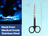 Bent Handle Curved Surgical Scissors 6" ARTMAN
